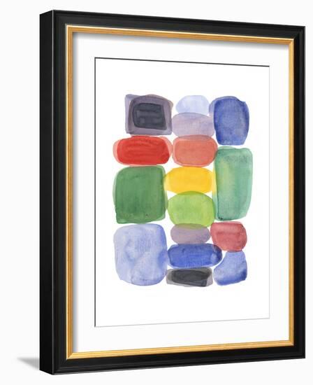 Color Blocks 2-Louise van Terheijden-Framed Giclee Print