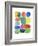 Color Blocks 3-Louise van Terheijden-Framed Giclee Print