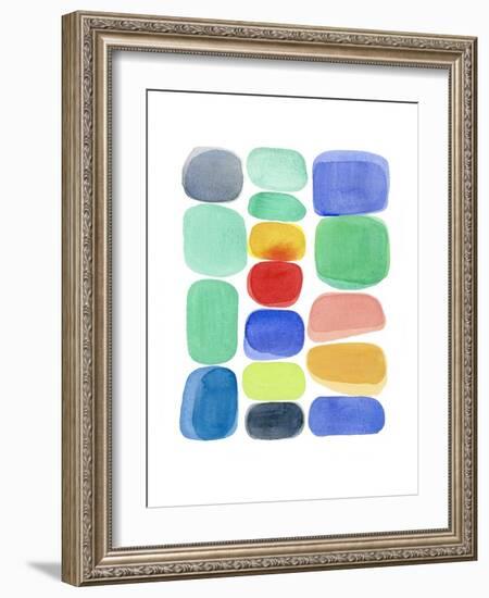 Color Blocks I-Louise van Terheijden-Framed Giclee Print