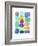 Color Blocks I-Louise van Terheijden-Framed Giclee Print