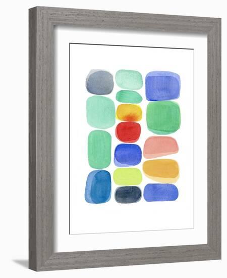 Color Blocks I-Louise van Terheijden-Framed Giclee Print