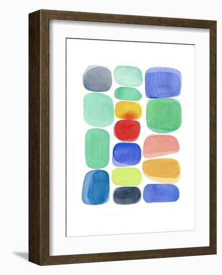 Color Blocks I-Louise van Terheijden-Framed Giclee Print
