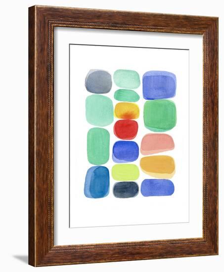 Color Blocks I-Louise van Terheijden-Framed Giclee Print