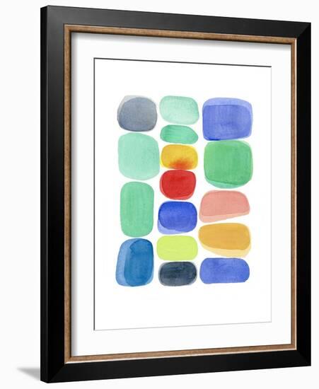 Color Blocks I-Louise van Terheijden-Framed Giclee Print