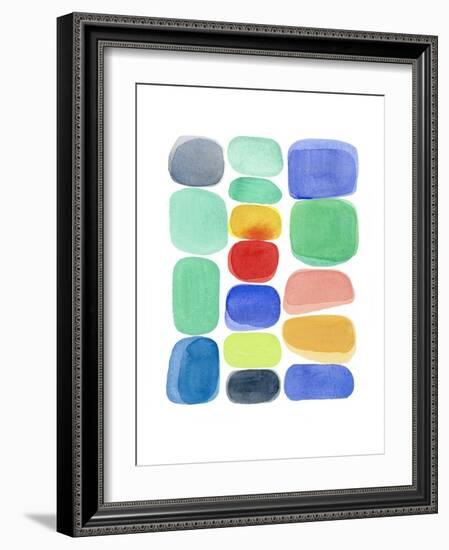 Color Blocks I-Louise van Terheijden-Framed Giclee Print