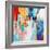 Color Brush Abstract Mix 4, 2024-Parker Ross-Framed Art Print