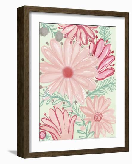 Color Burst Blooms I-Elizabeth Medley-Framed Art Print