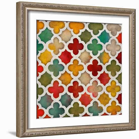 Color Burst Lattice I-Lanie Loreth-Framed Art Print