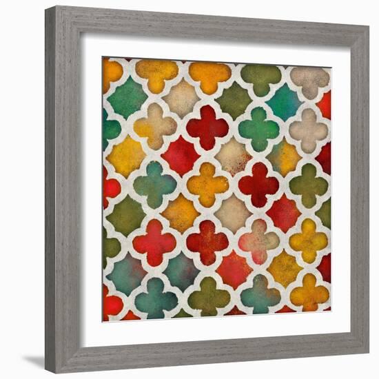 Color Burst Lattice I-Lanie Loreth-Framed Art Print