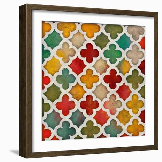 Color Burst Lattice I-Lanie Loreth-Framed Art Print