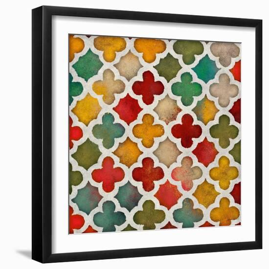 Color Burst Lattice I-Lanie Loreth-Framed Art Print