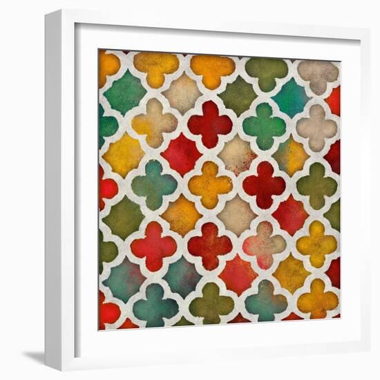 Color Burst Lattice I-Lanie Loreth-Framed Art Print