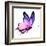 Color Butterfly Flying-suns_luck-Framed Art Print