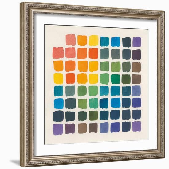 Color Chart-Wild Apple Portfolio-Framed Art Print