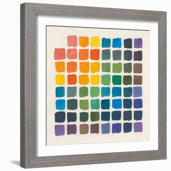 Color Chart-Wild Apple Portfolio-Framed Art Print