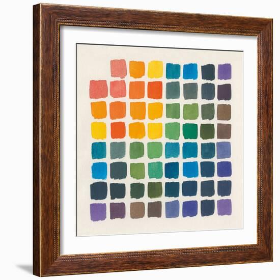 Color Chart-Wild Apple Portfolio-Framed Art Print