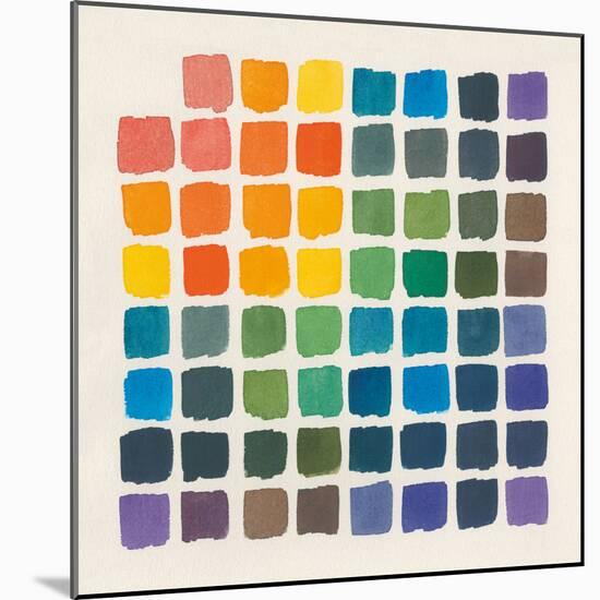 Color Chart-Wild Apple Portfolio-Mounted Art Print
