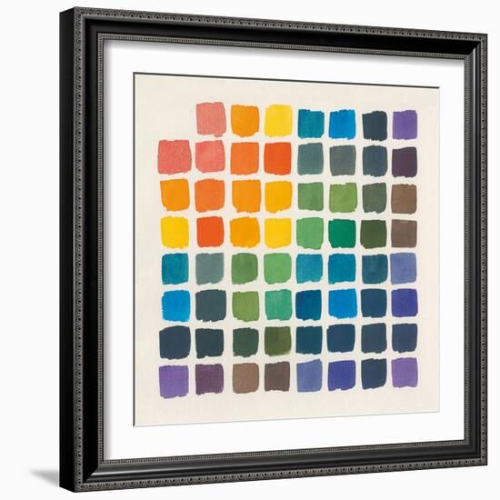 Color Chart-Wild Apple Portfolio-Framed Art Print