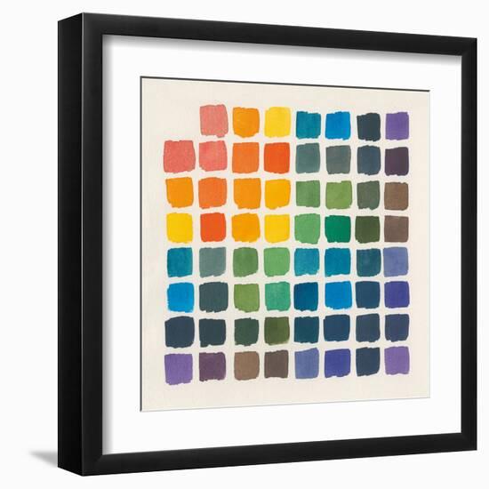 Color Chart-Wild Apple Portfolio-Framed Art Print