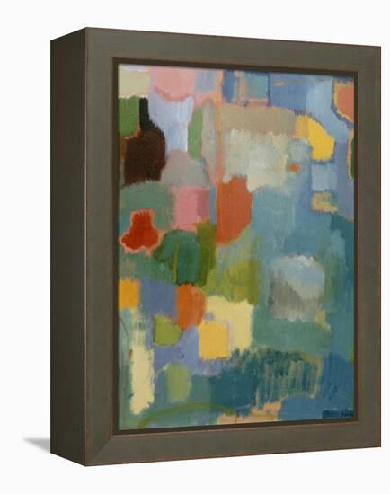 Color Essay in Turquoise-Kim Parker-Framed Premier Image Canvas