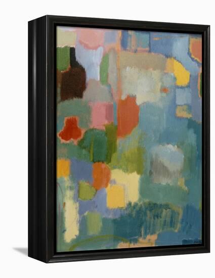 Color Essay in Turquoise-Kim Parker-Framed Premier Image Canvas