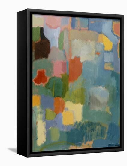 Color Essay in Turquoise-Kim Parker-Framed Premier Image Canvas