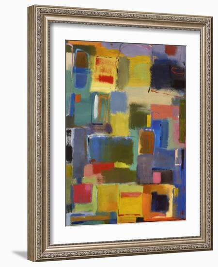Color Essay with Sea Green-Kim Parker-Framed Giclee Print