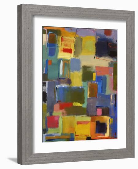 Color Essay with Sea Green-Kim Parker-Framed Giclee Print