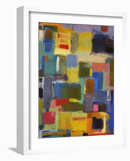 Color Essay with Sea Green-Kim Parker-Framed Giclee Print