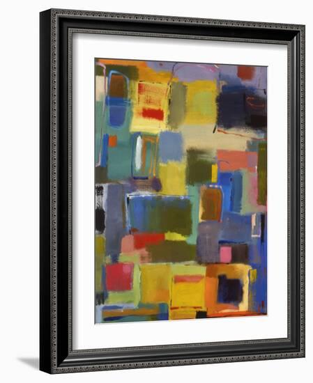 Color Essay with Sea Green-Kim Parker-Framed Giclee Print