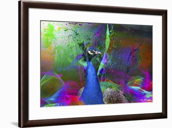 Color Explosion Cm7-Ata Alishahi-Framed Giclee Print