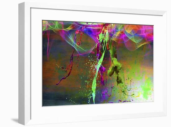 Color Explosion V7-Ata Alishahi-Framed Giclee Print