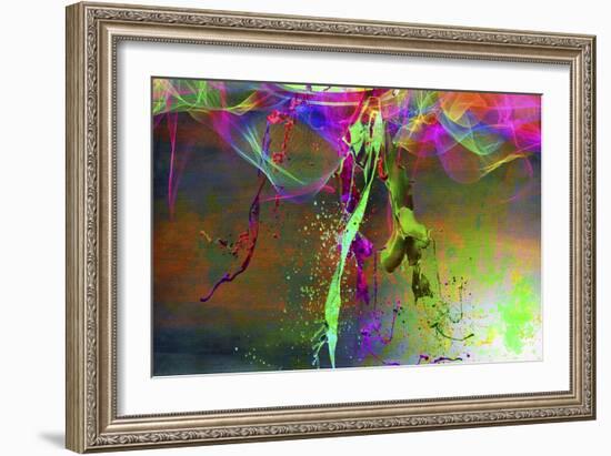 Color Explosion V7-Ata Alishahi-Framed Giclee Print