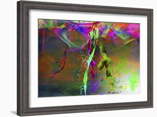 Color Explosion V7-Ata Alishahi-Framed Giclee Print