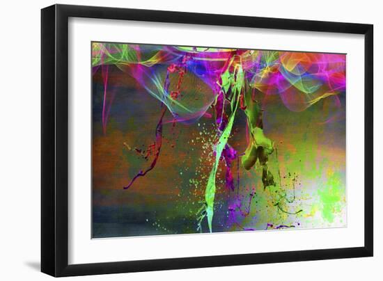 Color Explosion V7-Ata Alishahi-Framed Giclee Print