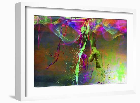 Color Explosion V7-Ata Alishahi-Framed Giclee Print