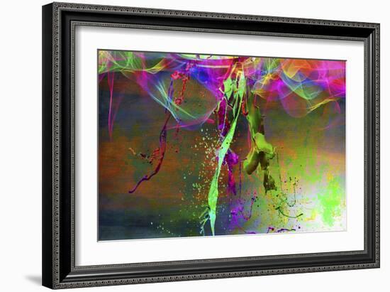 Color Explosion V7-Ata Alishahi-Framed Giclee Print