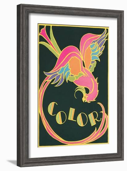 Color, Fantastic Bird-null-Framed Giclee Print