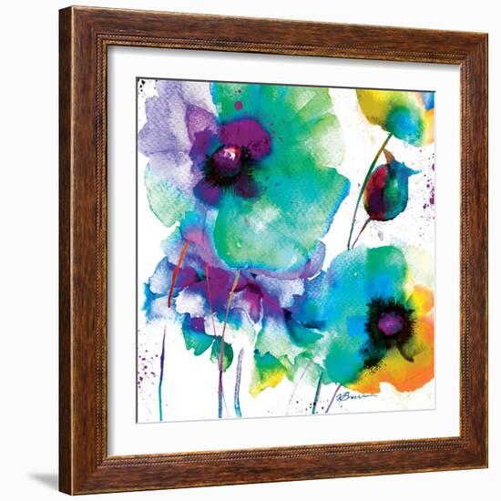 Color Flowers-Victoria Brown-Framed Art Print