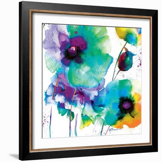 Color Flowers-Victoria Brown-Framed Art Print