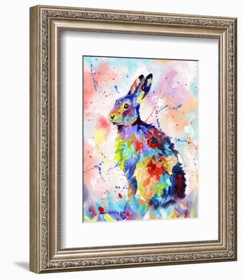 Color Hare-Sarah Stribbling-Framed Art Print