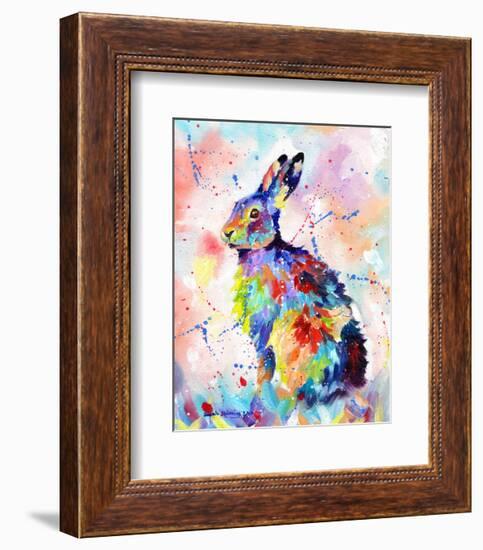 Color Hare-Sarah Stribbling-Framed Art Print