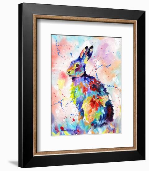 Color Hare-Sarah Stribbling-Framed Art Print