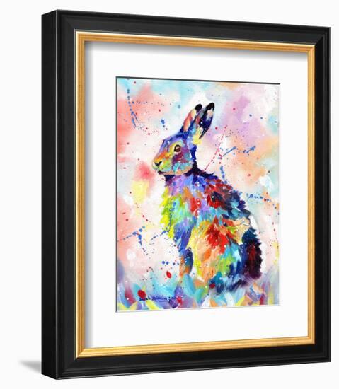 Color Hare-Sarah Stribbling-Framed Art Print