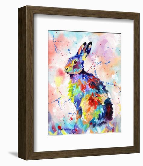 Color Hare-Sarah Stribbling-Framed Art Print