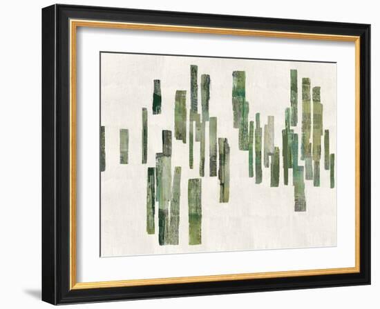 Color Lines Green, 2023-Sydney Pratt-Framed Art Print