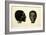 Color Lithograph Showing Face and Profile of Female Mummy-null-Framed Giclee Print