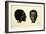 Color Lithograph Showing Face and Profile of Female Mummy-null-Framed Giclee Print