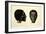 Color Lithograph Showing Face and Profile of Female Mummy-null-Framed Giclee Print