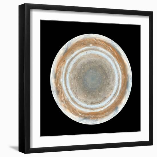 Color Map of Jupiter-Stocktrek Images-Framed Photographic Print